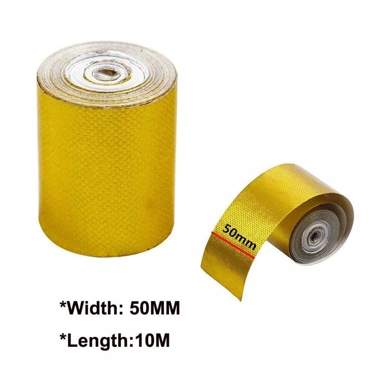 Gold high temperature reflective heat shield tape